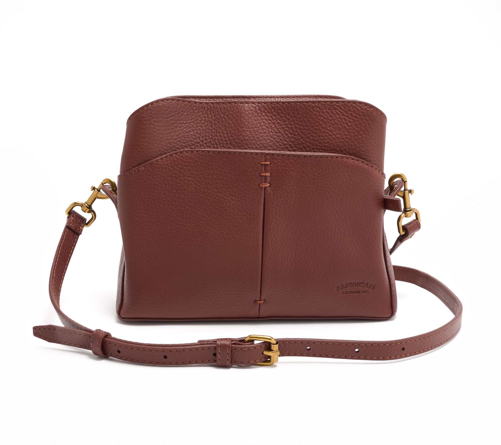 American Leather Co. Tulip Large Triple Entry Crossbody