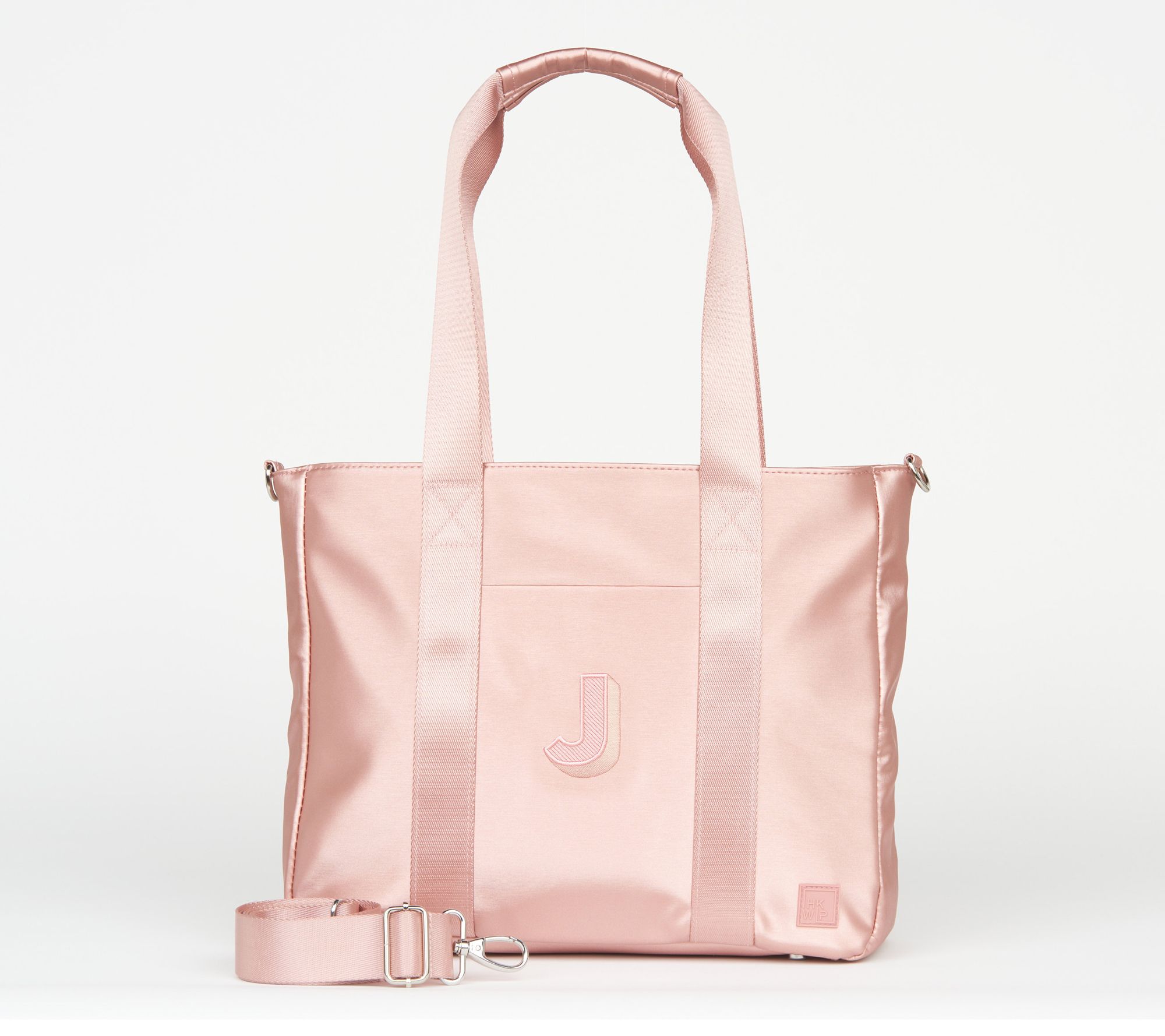 IHKWIP Monogram Initial Tote with Crossbody Strap