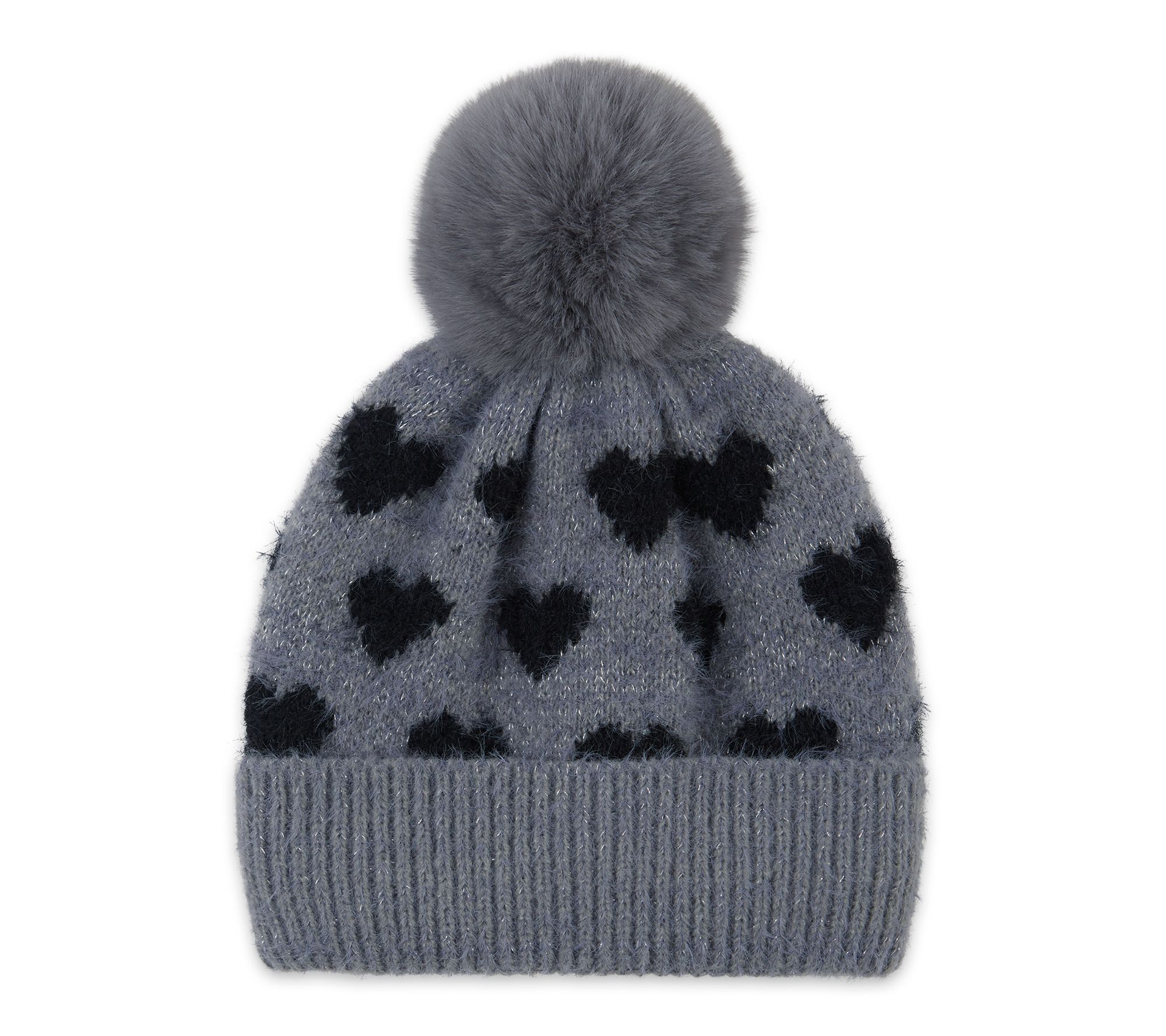 Hadley Wren Heart Pom-Pom Beanie