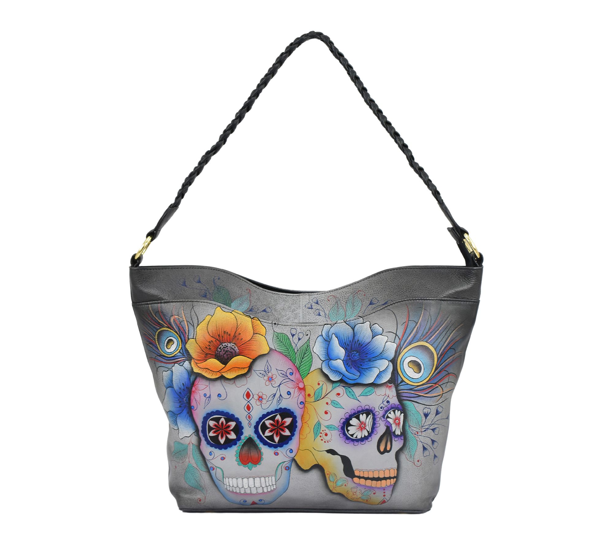Anushcka Painted Leather Shopper Bag