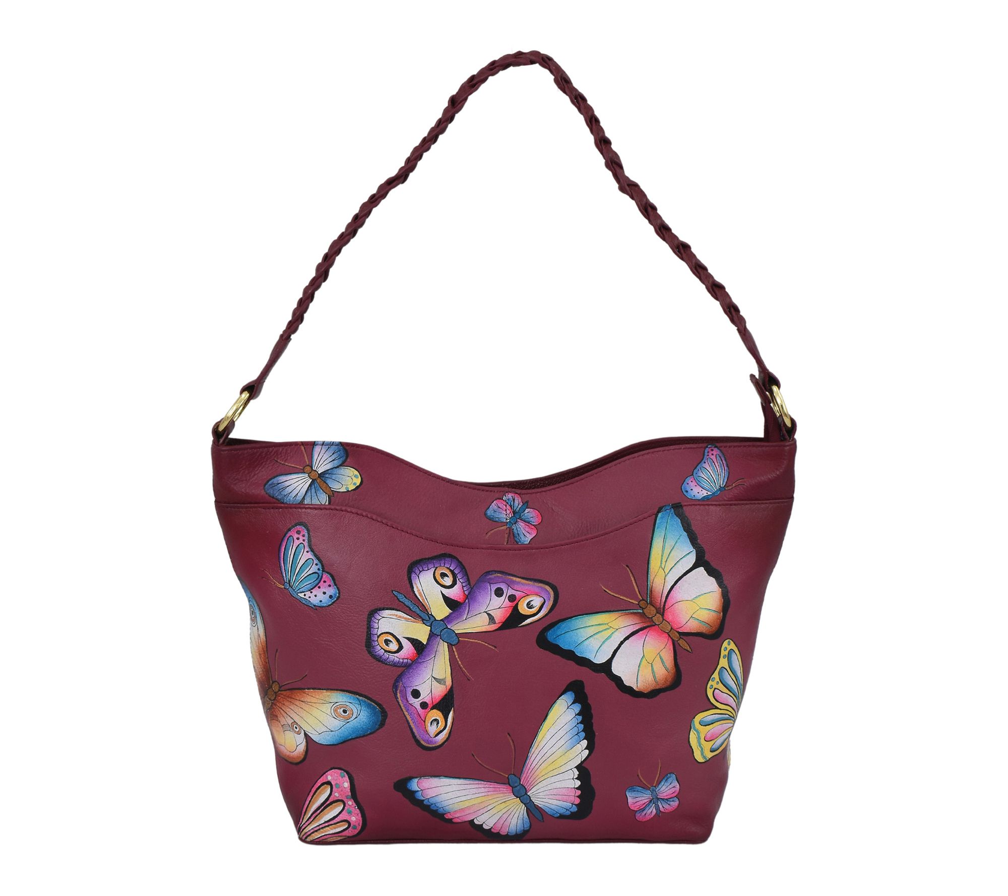 Anushcka Painted Leather Shopper Bag