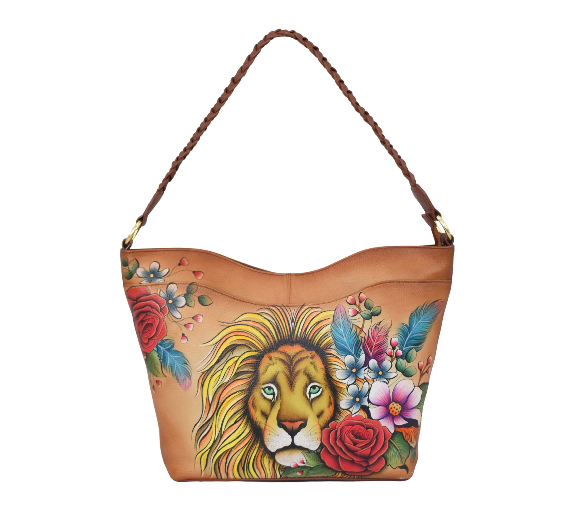 Anushcka Painted Leather Shopper Bag
