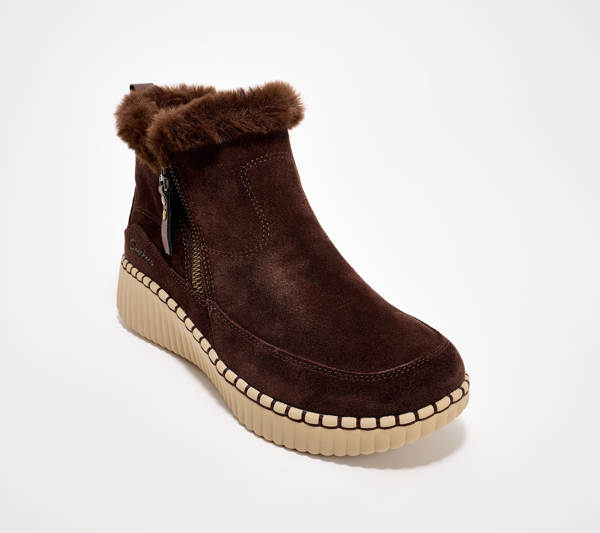 "As Is" Skechers Wilshire Blvd SideZip Booties - Fresh Zip