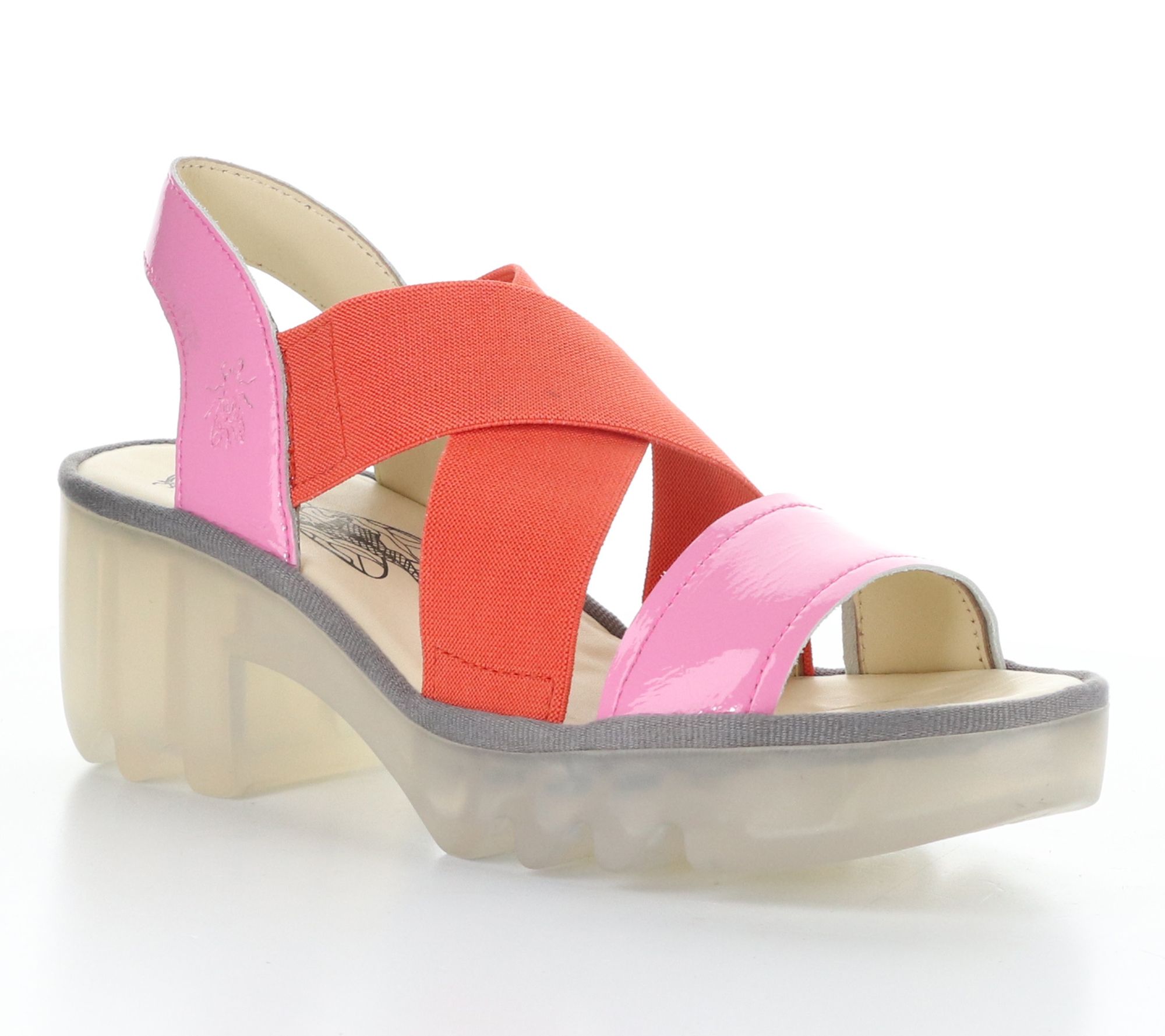 Fly London Nappalak Patent Leather Sandals - Taji502Fly