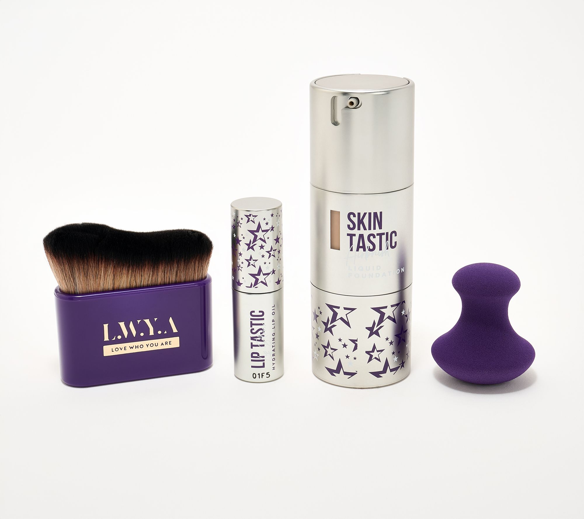 LWYA by Kim Gravel SKINTASTIC Foundation &Lip 4pc Set