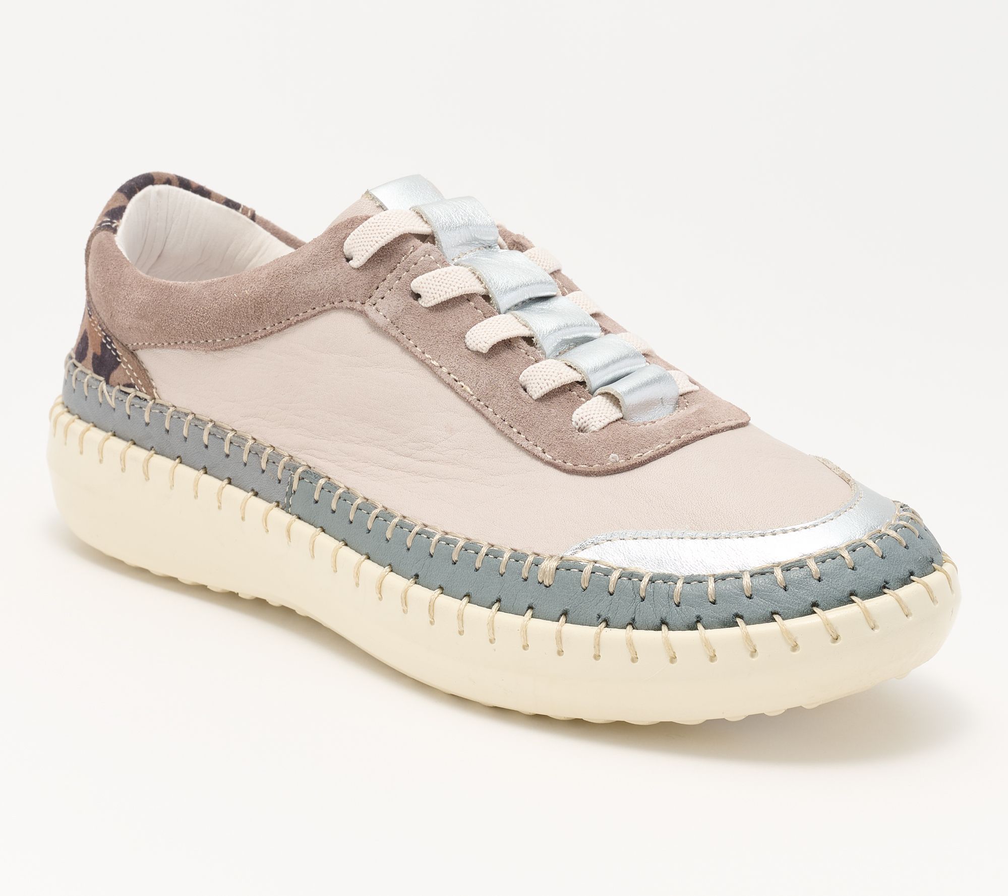Spring Step Leather Casual Sneakers - Soku