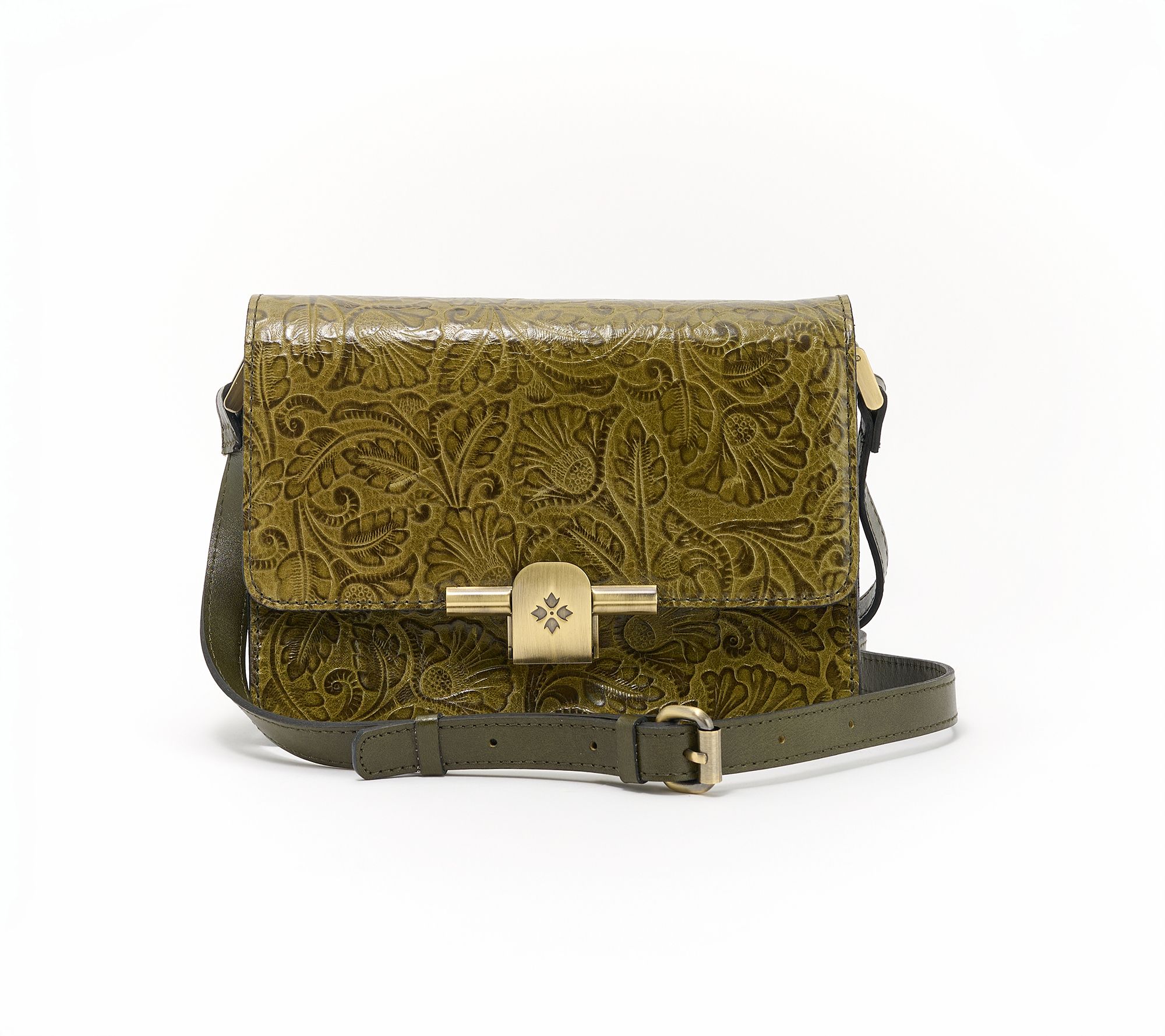  Patricia Nash Tooled Leather Troms Crossbody