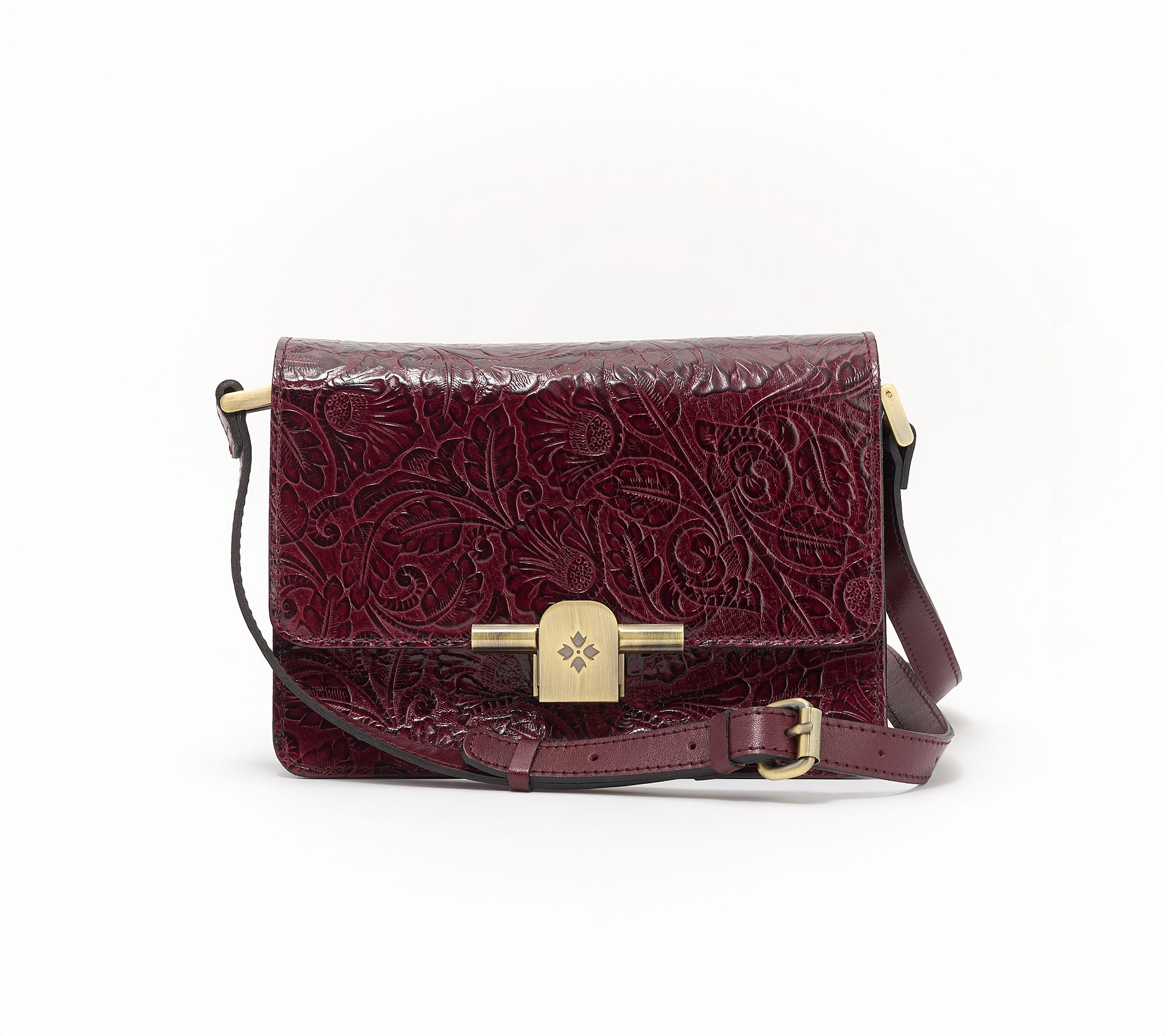 Patricia Nash Tooled Leather Troms Crossbody
