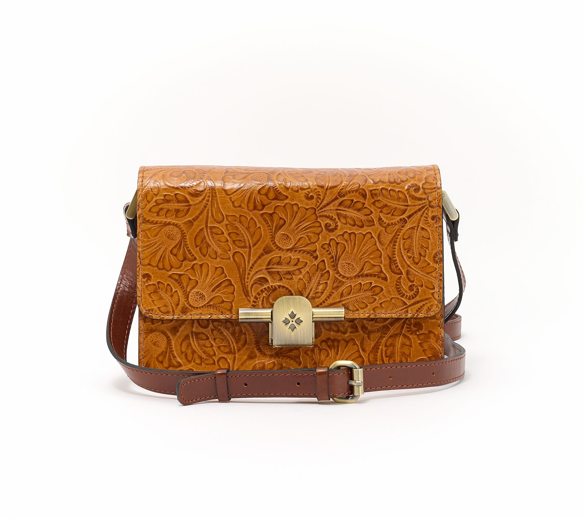 Patricia Nash Tooled Leather Troms Crossbody
