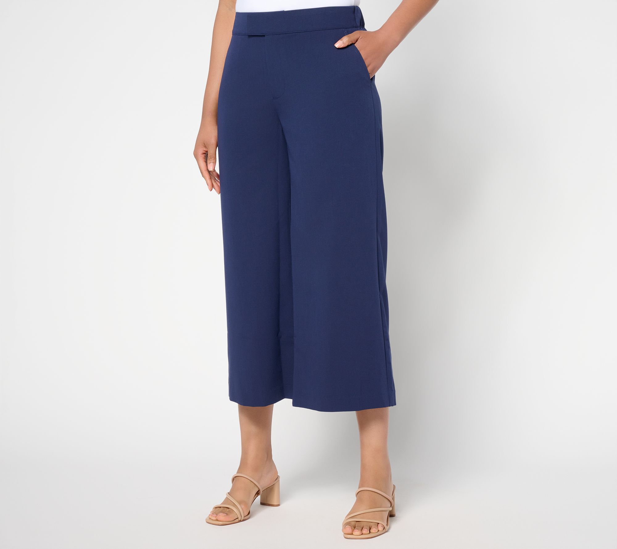 "As Is" BEAUTIFUL by Lawrence Zarian Reg Cropped Trousers