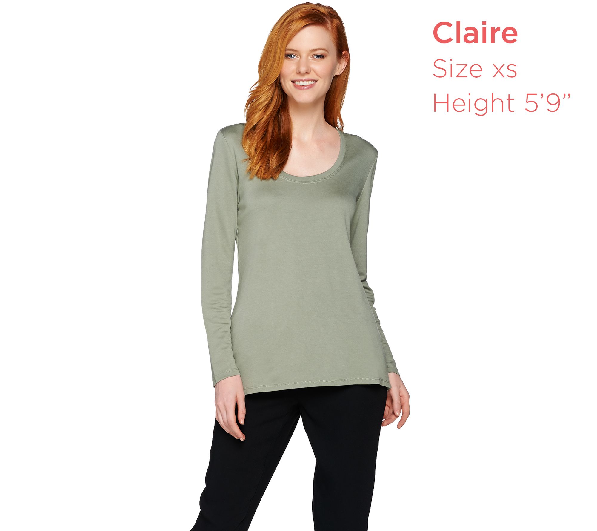 Lisa Rinna Collection Long Sleeve Back Overlap Knit Top - QVC.com