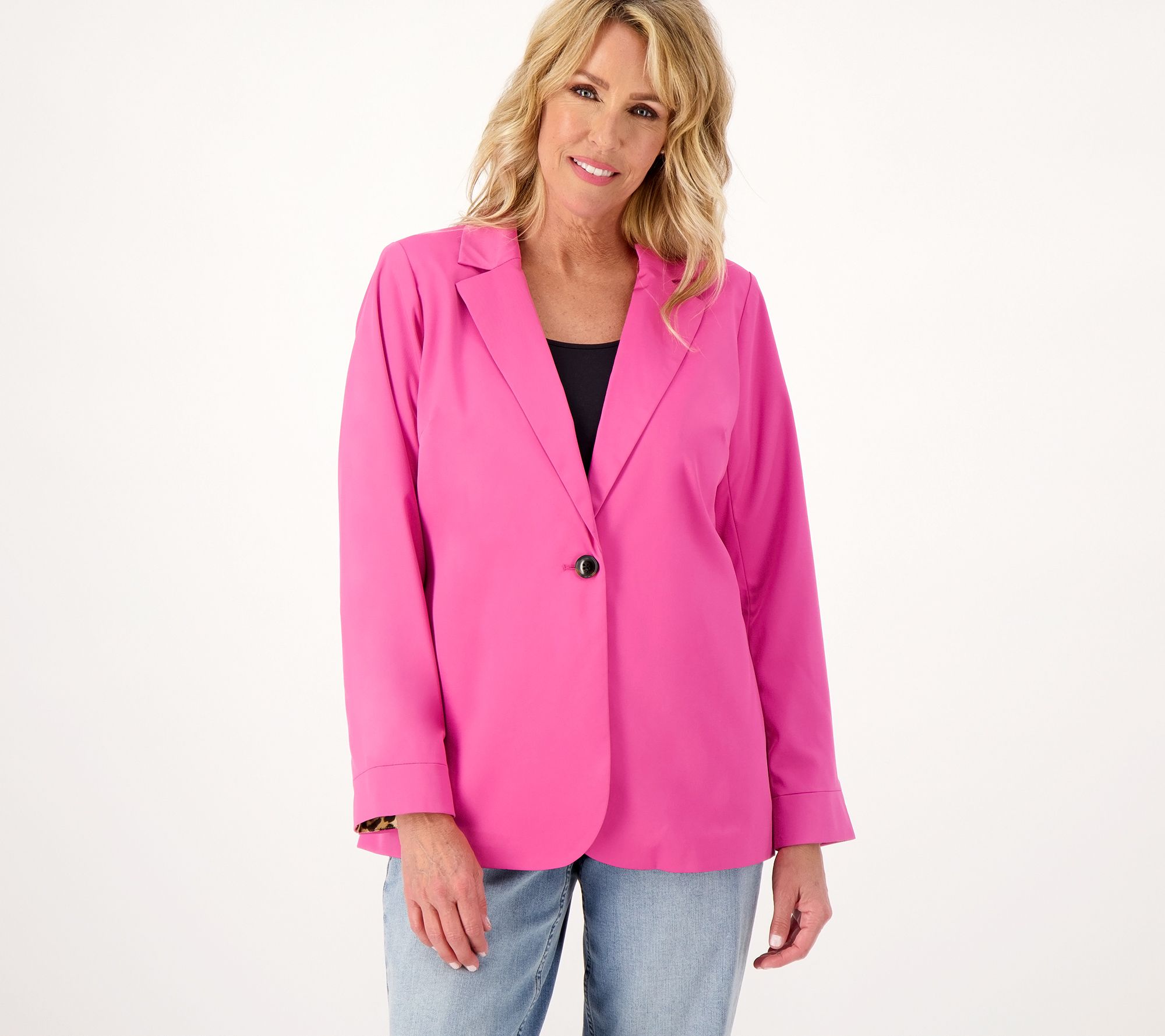 Belle by Kim Gravel Animal Pop Blazer