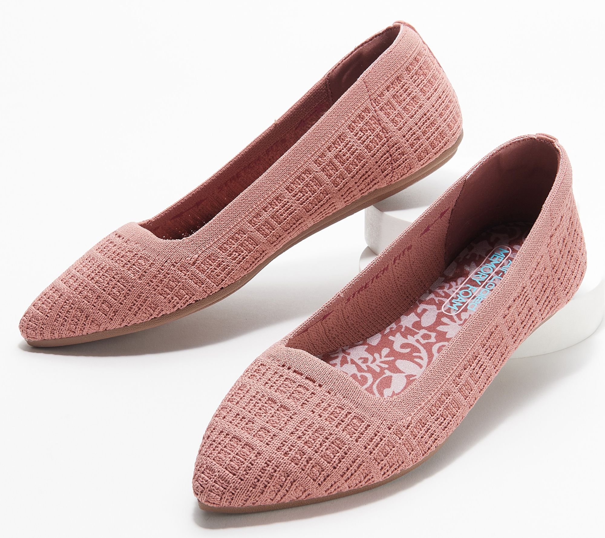 Skechers Washable Knit Skimmers - Point - QVC.com