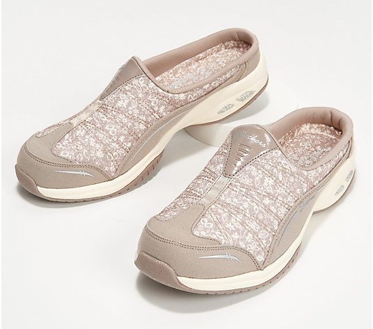 Skechers Relaxed Fit Commute Time Floral Mules- City Blooms