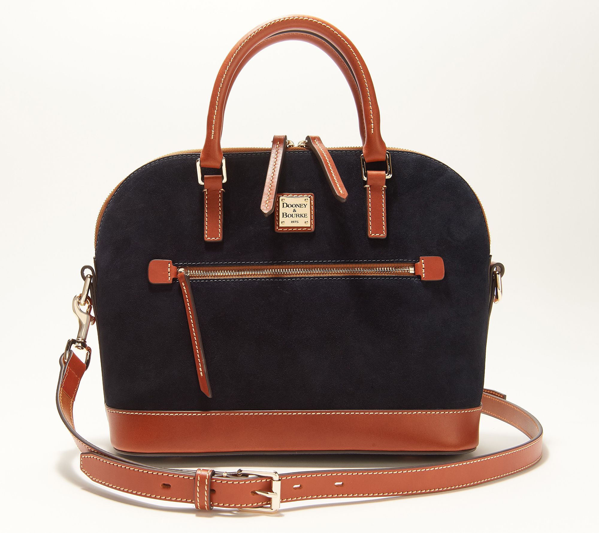 Dooney and bourke domed zip online satchel