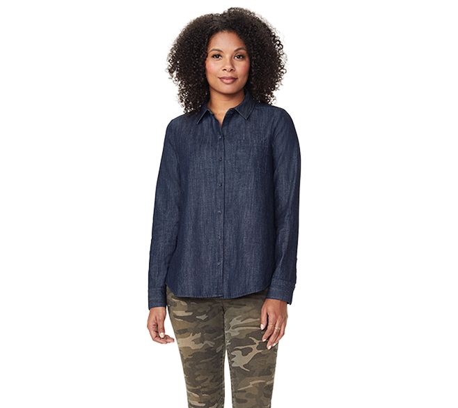 NYDJ Chambray A-Line City Shirt