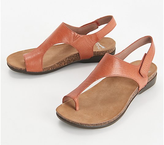 Dansko Leather Toe-Loop Sandals - Reece