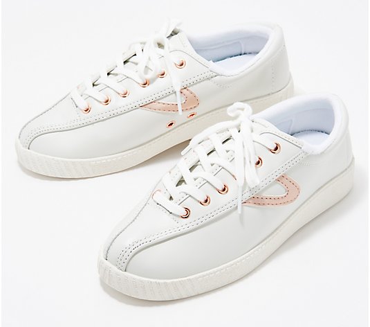 Tretorn Lace-Up Sneakers - Nylite Leather