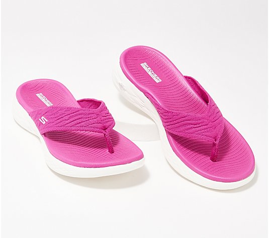 Skechers 600 Washable Thong Sandals - Sunny - QVC.com