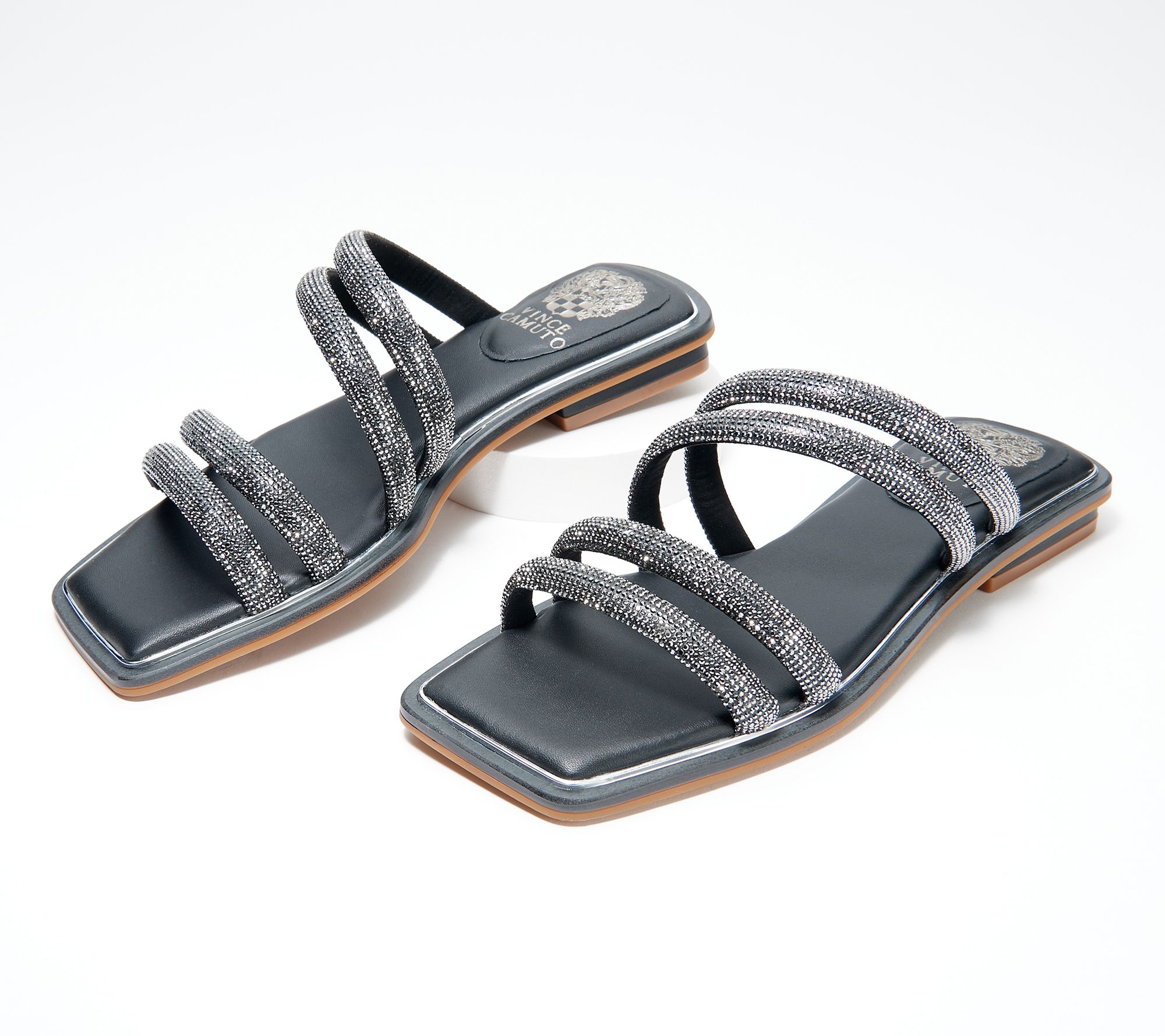 Vince Camuto Suede Shine Sandals - Peomi