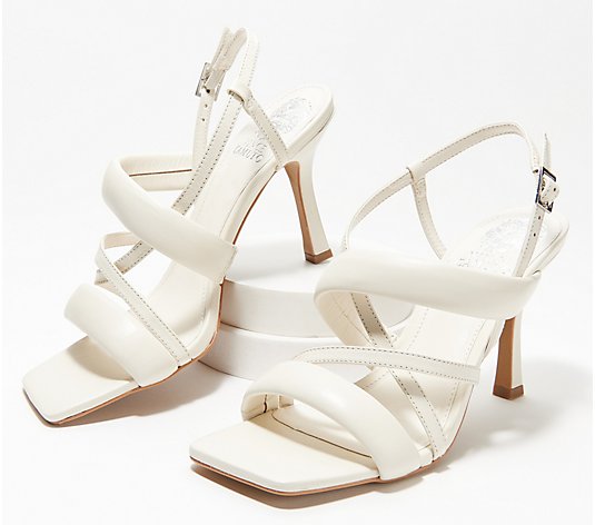 Vince Camuto Leather Strappy Sandals - Bettamee