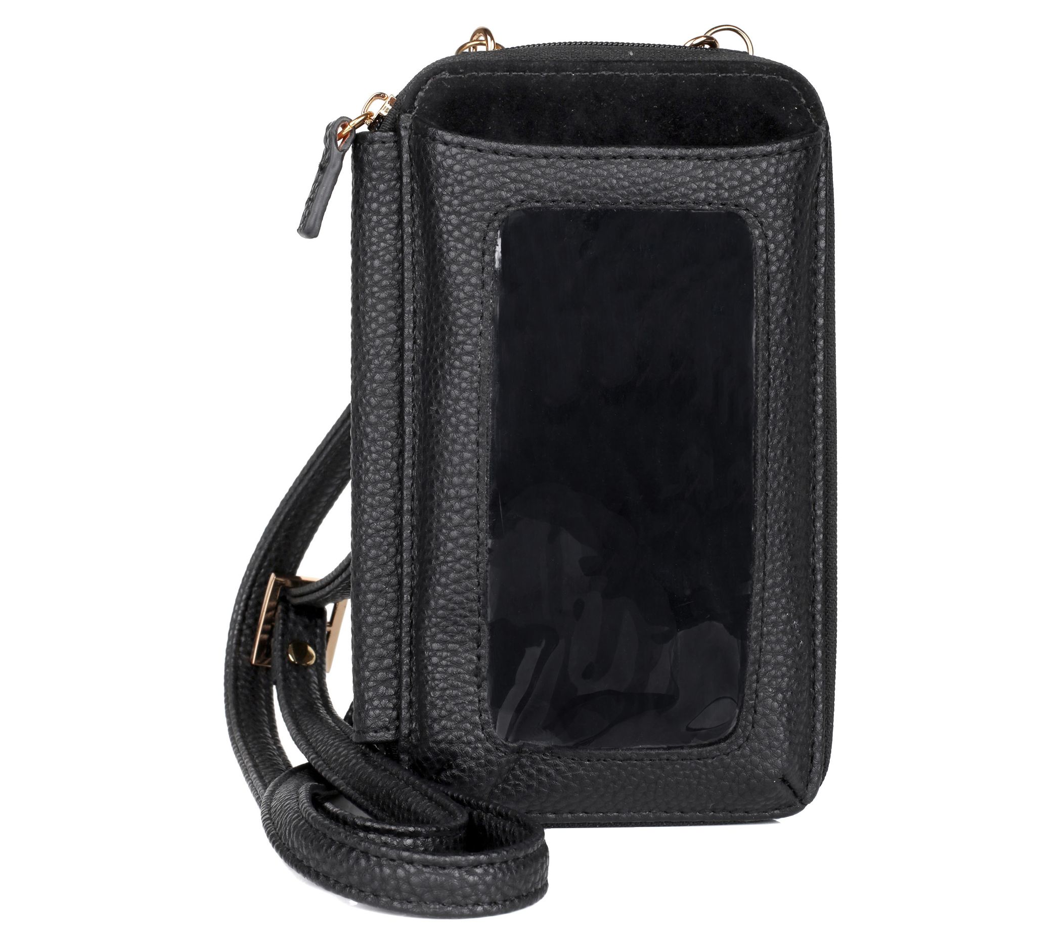 Julia Buxton RFID Everywhere Crossbody - Pebble