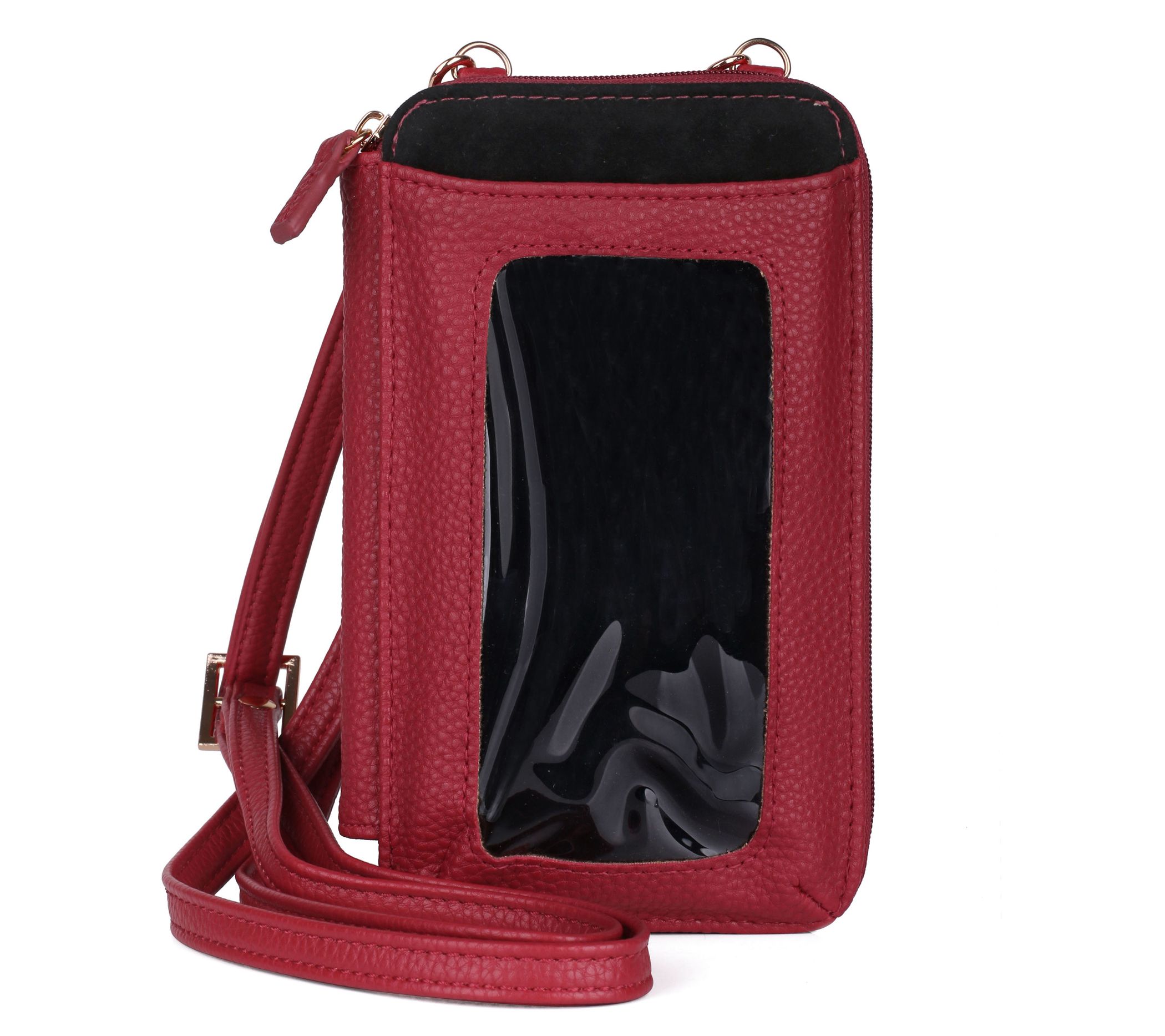 Julia Buxton RFID Everywhere Crossbody - Pebble