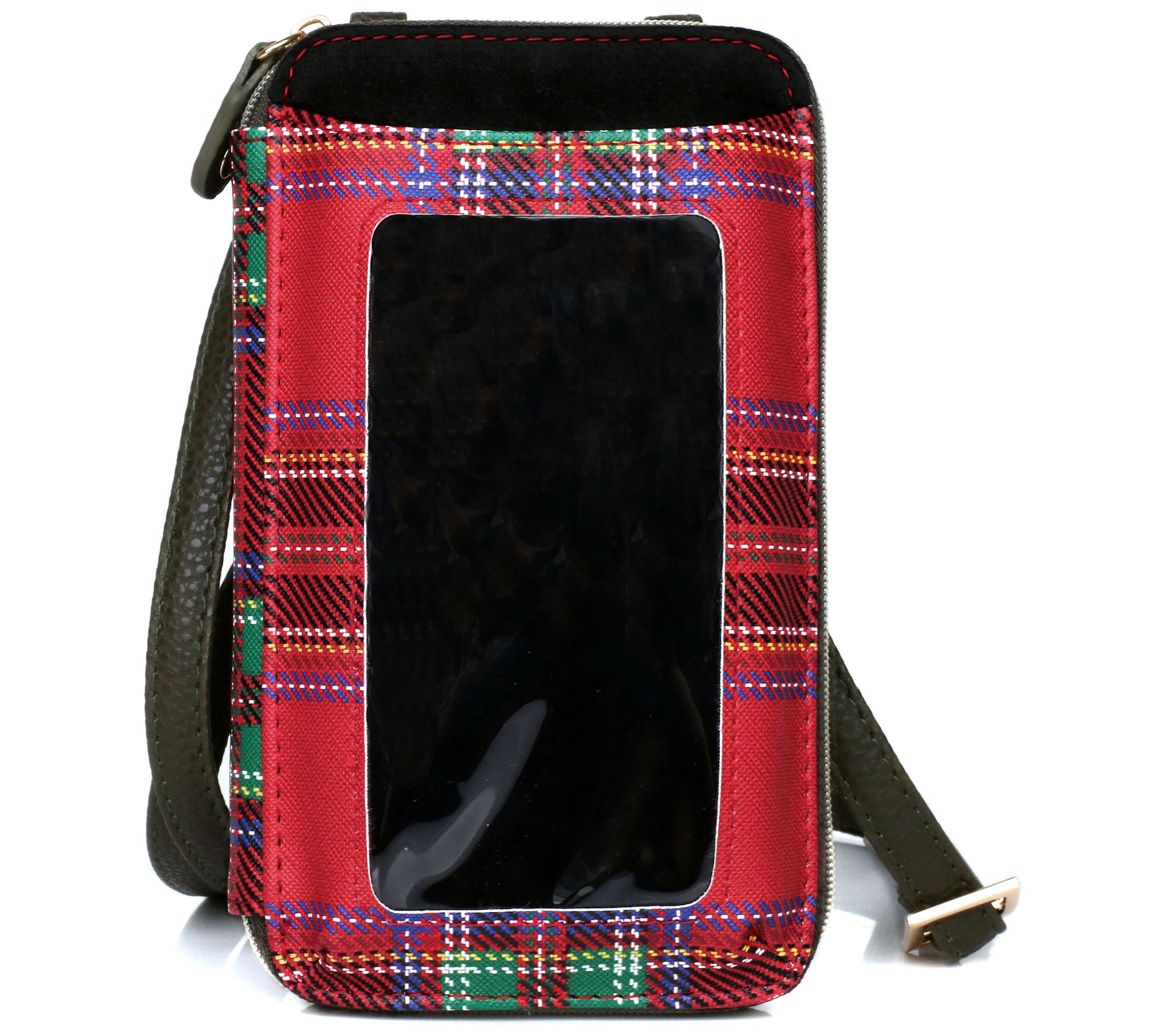 Julia Buxton RFID Everywhere Crossbody - Pebble