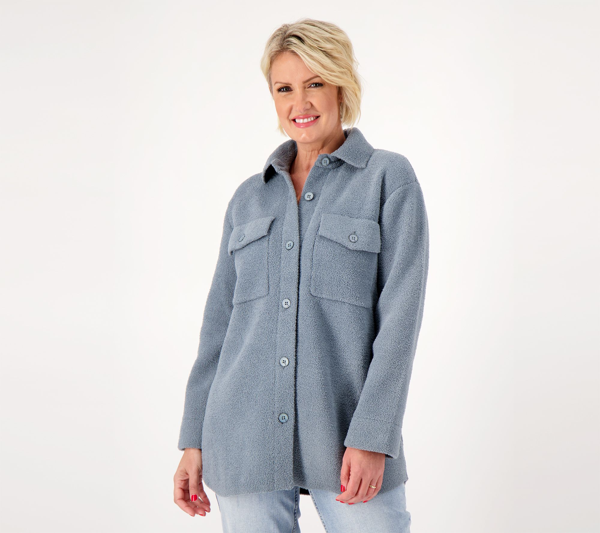 Barefoot Dreams CozyChic Double Knit Shacket