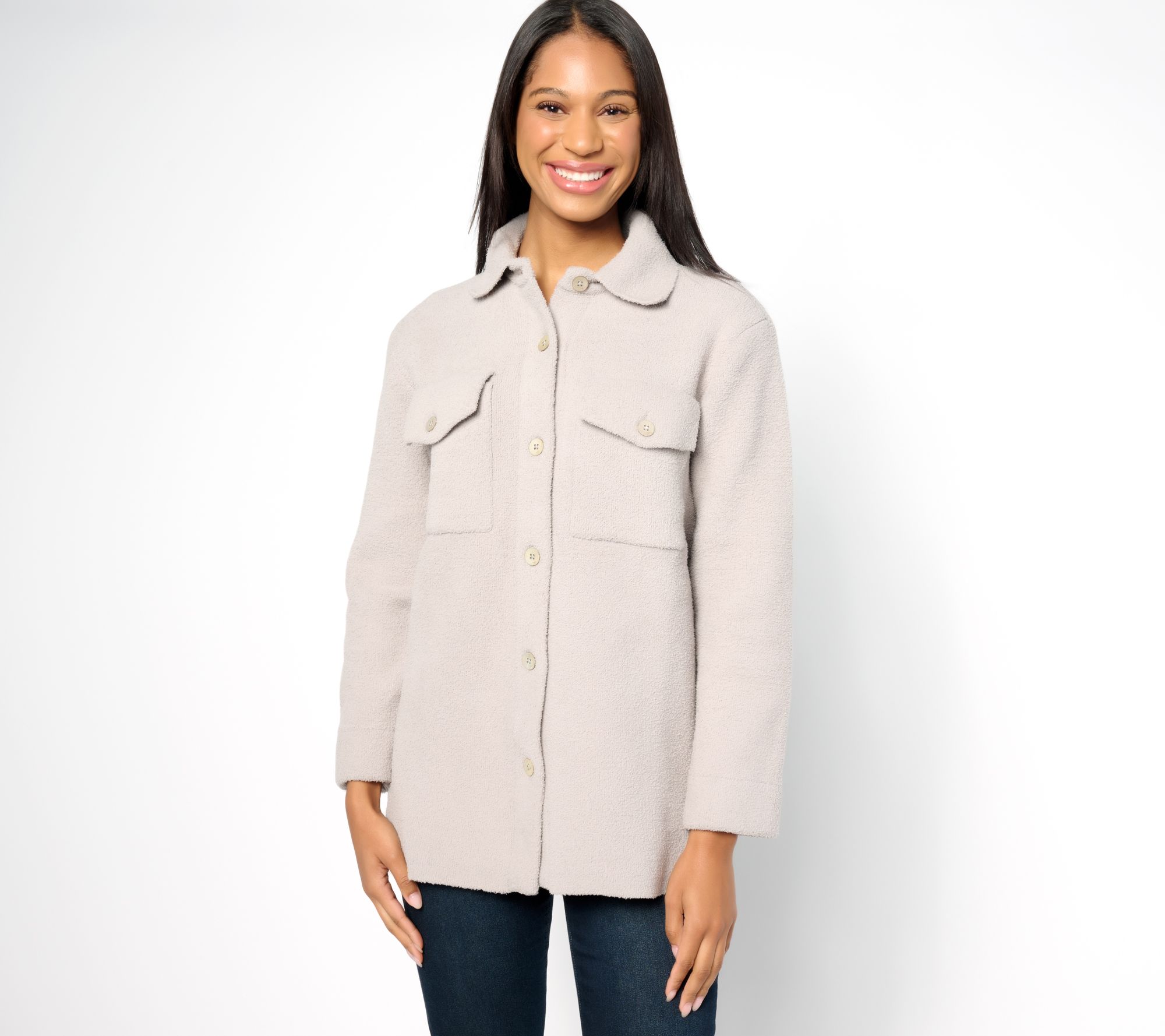 Barefoot Dreams CozyChic Double Knit Shacket