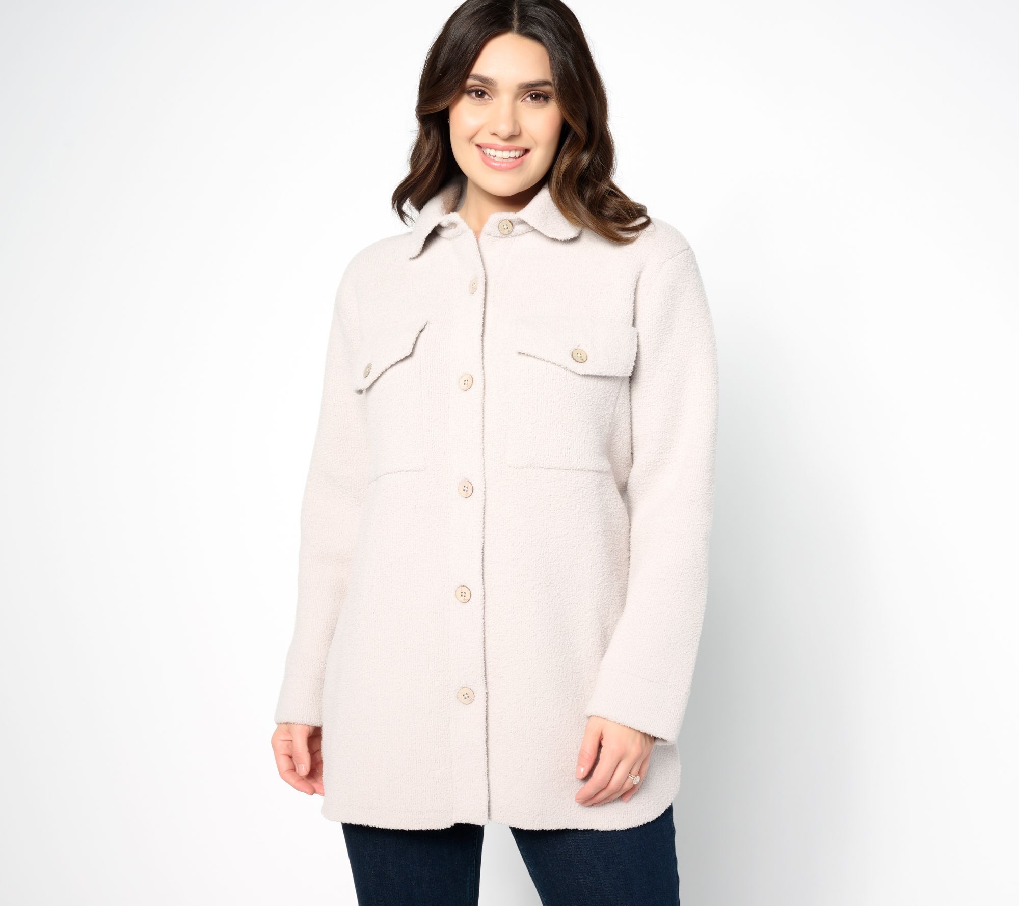 Barefoot Dreams CozyChic Double Knit Shacket