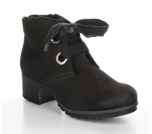 Bos & Co Nubuck Rubber Heel Ankle Boots - Manx