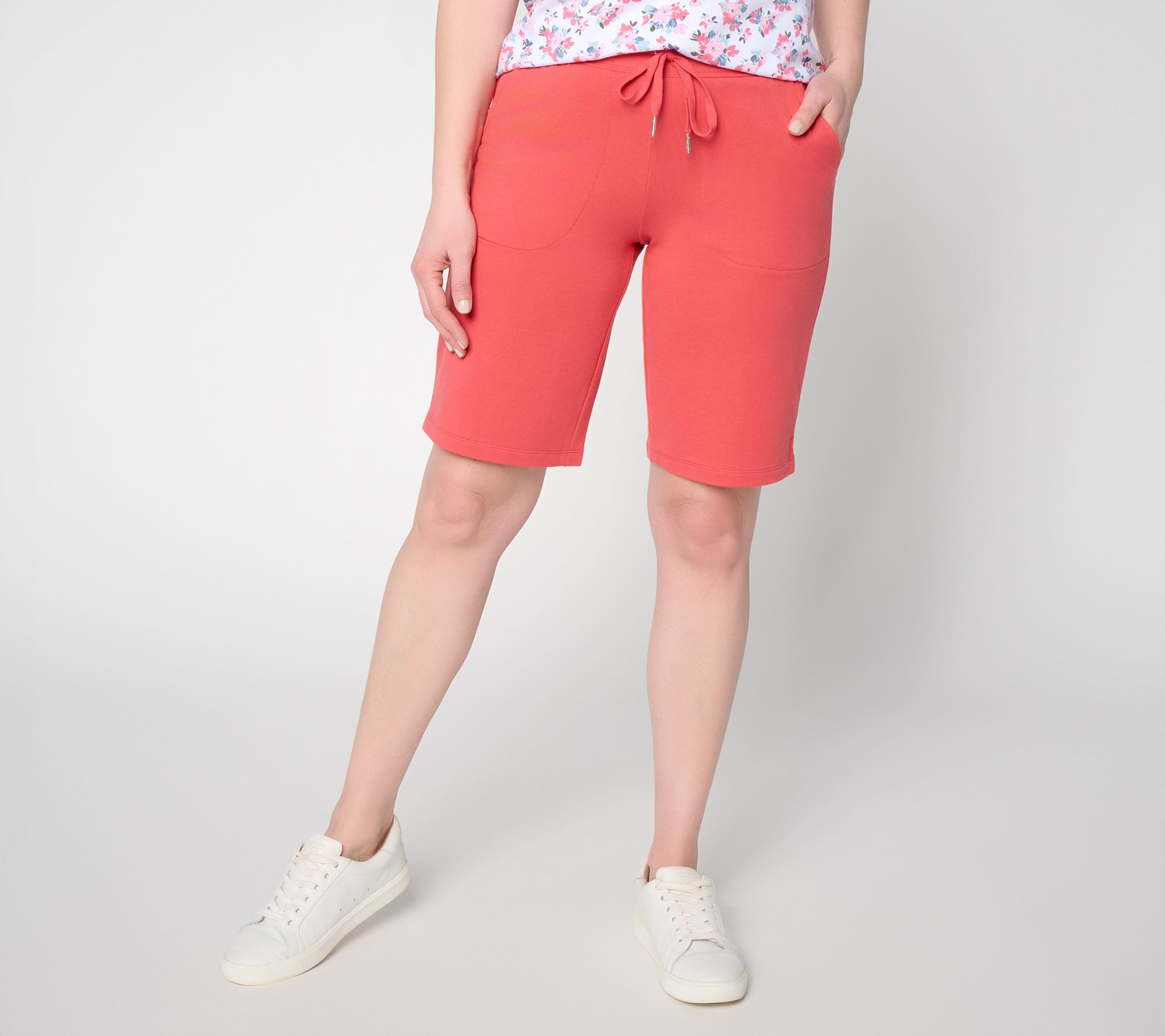 Denim & Co. Active French Terry Pull-On Bermuda Shorts