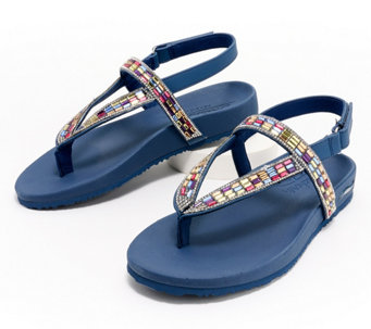 Skechers Arch Fit Embellished Sandals - Fancy Love