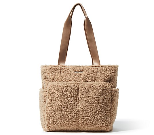 Baggallini Faux Shearling Carryall Daily Tote
