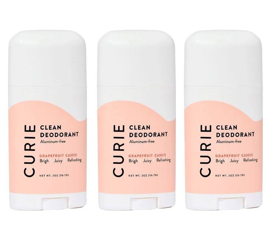 Curie Set of 3 Aluminum-Free Deodorant Sticks