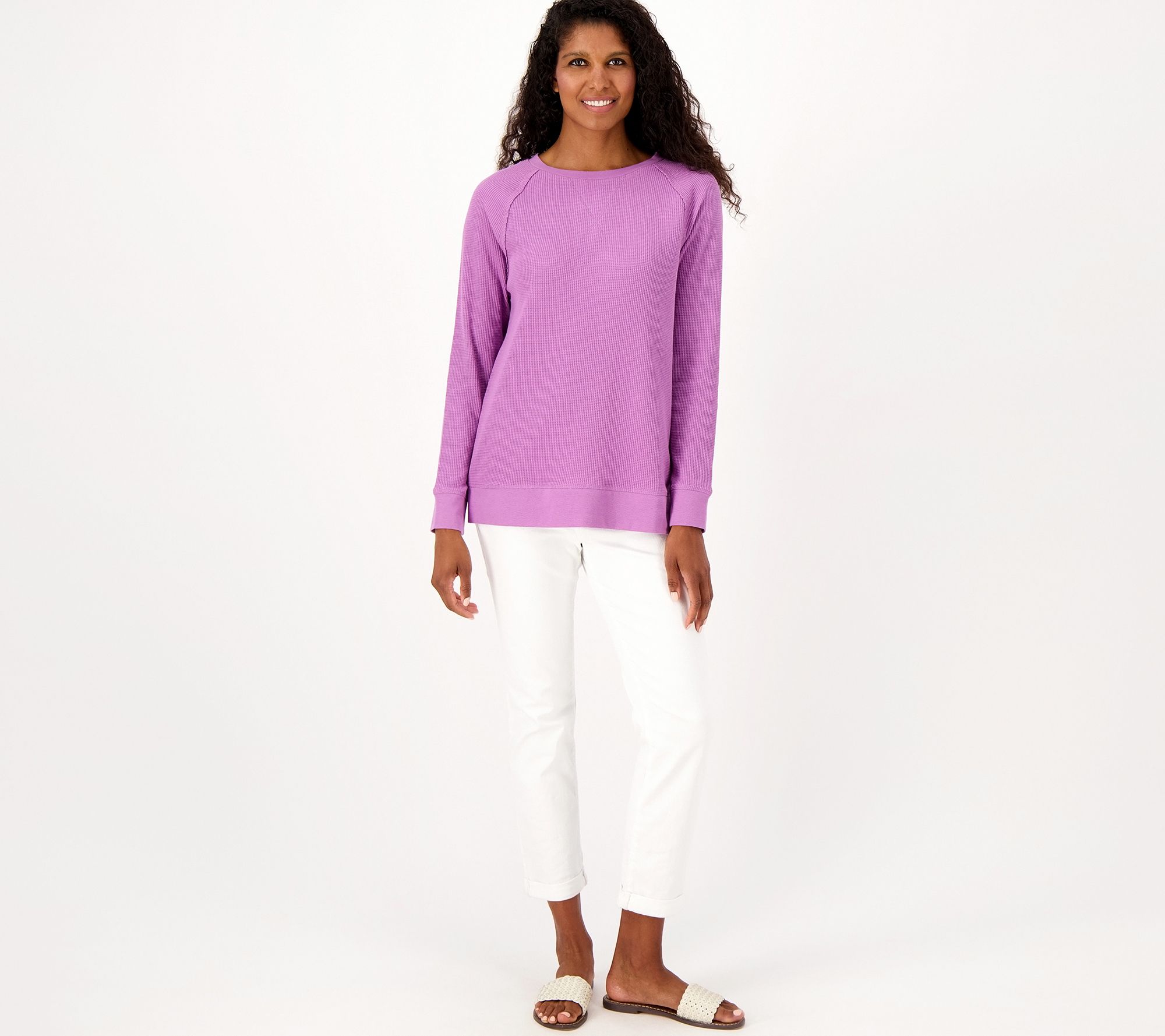 NYDJ Velour Basic Sweatshirt 