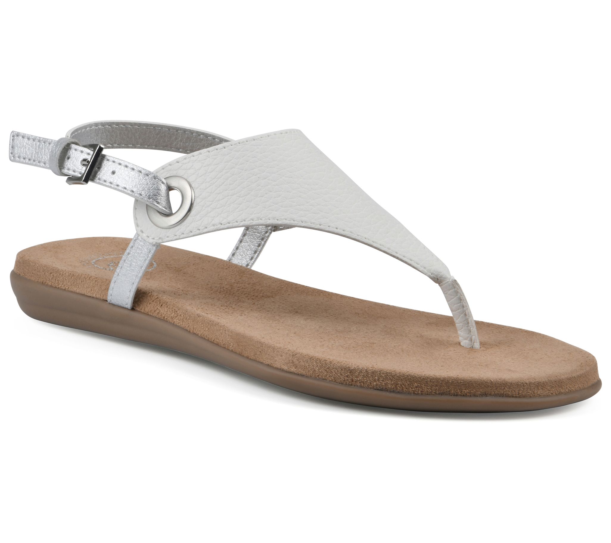 White Mountain Adjustable Thong Sandals -London