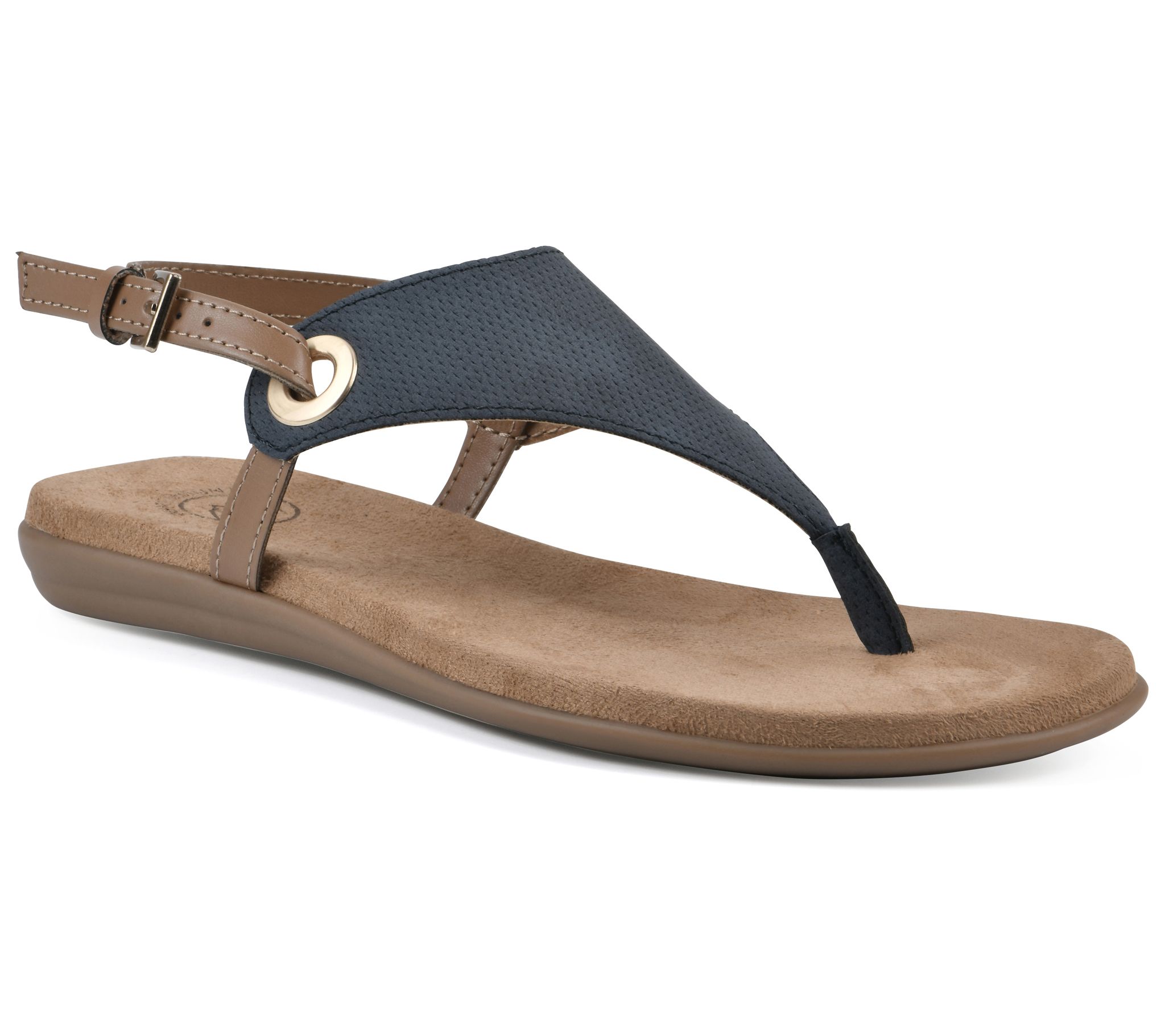 White Mountain Adjustable Thong Sandals -London