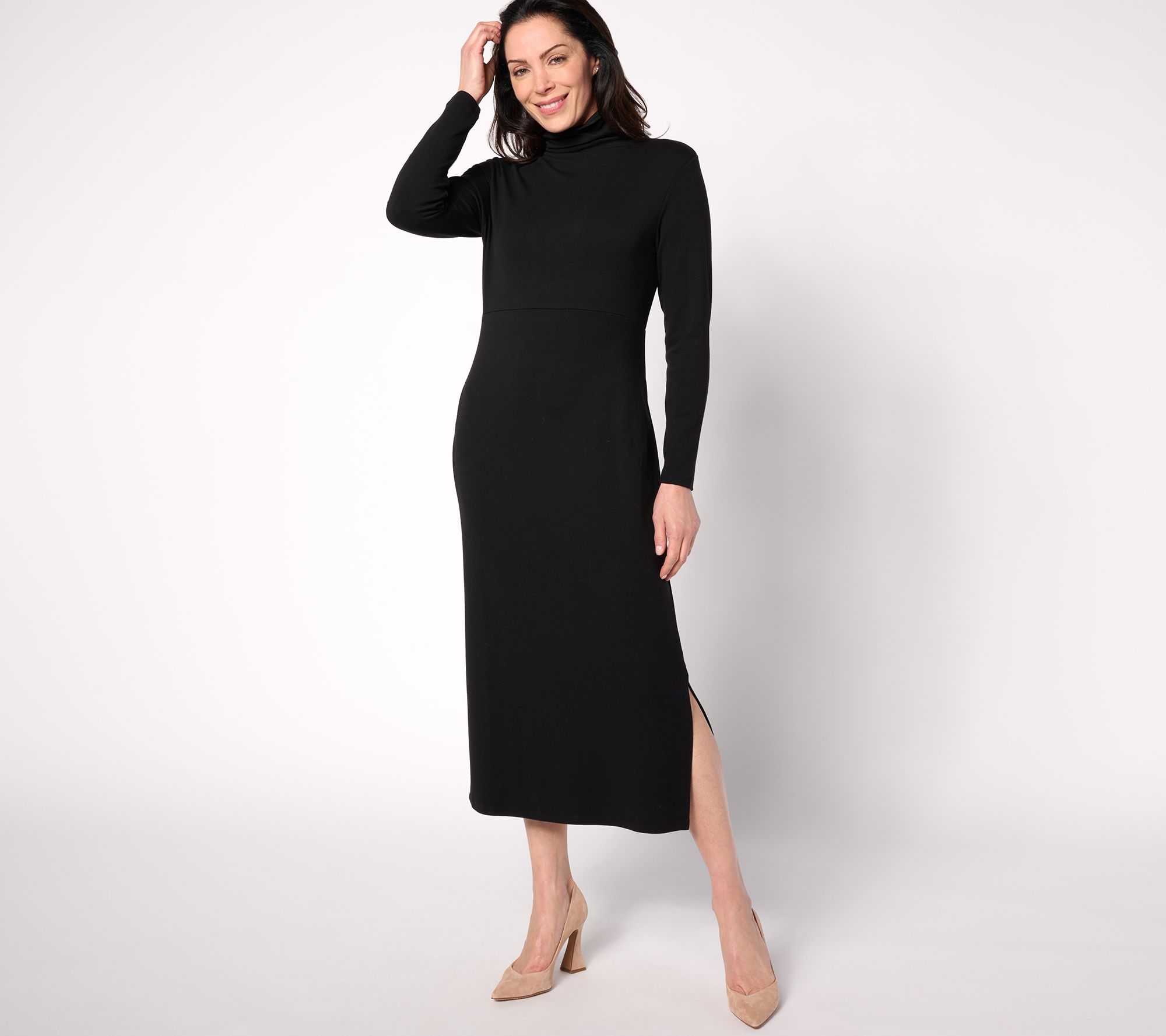 Women with Control Tall Finespun Jersey Tummy Control Midi Dress