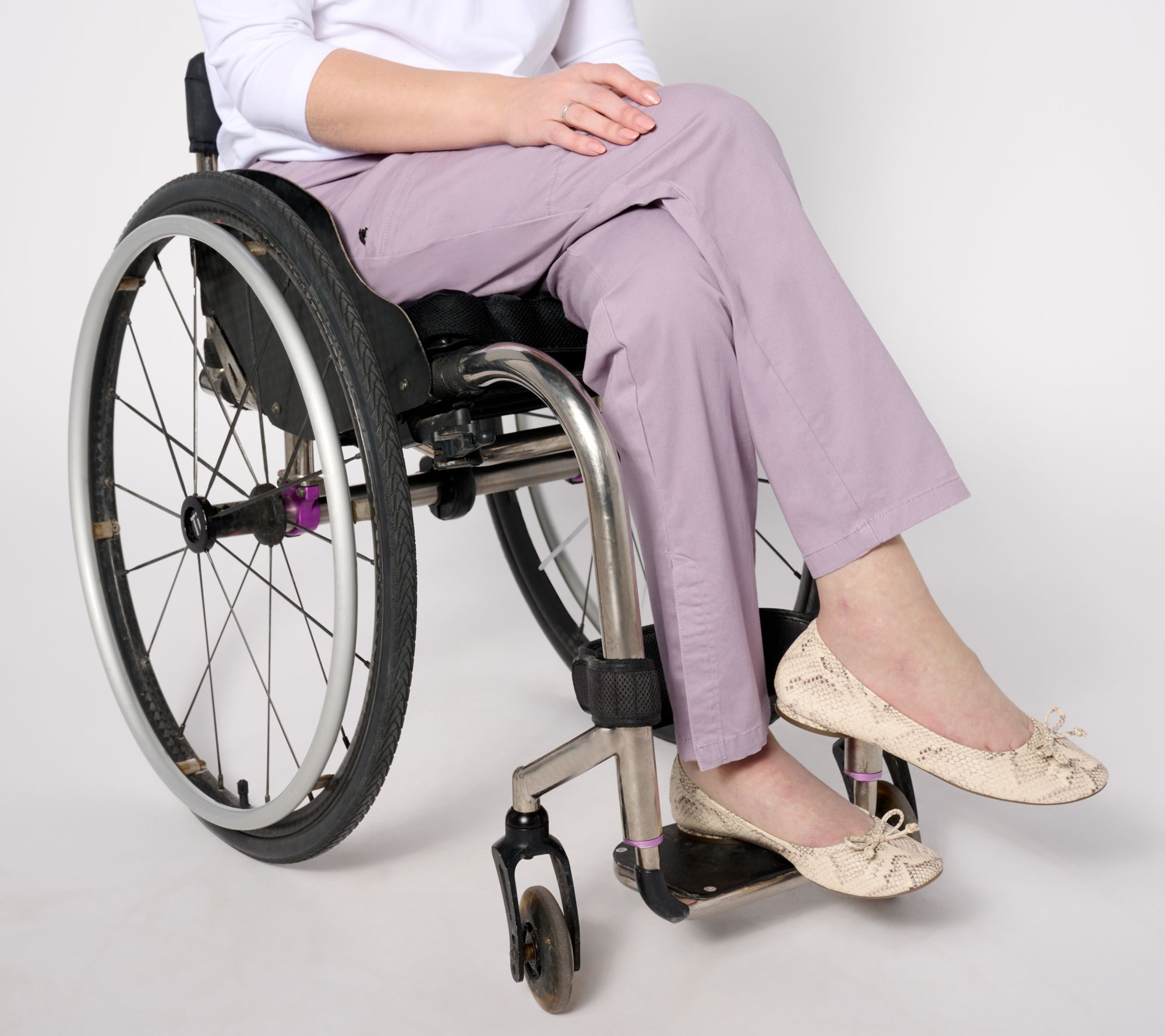 Denim & Co. Adaptive EasyWear Twill Pant Wheelchair Fit