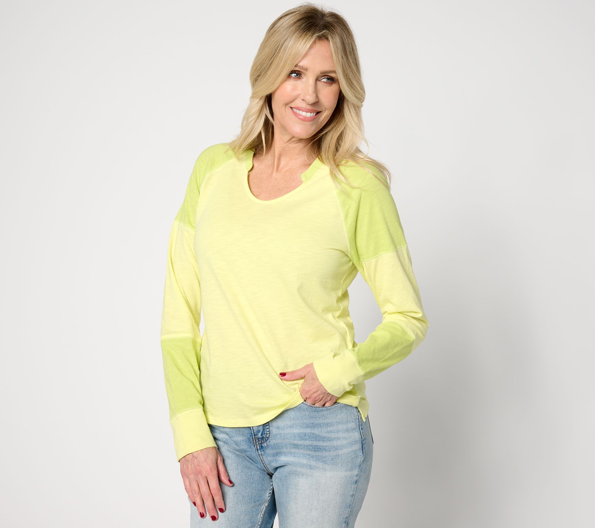 Studio Park x Kerstin Lindquist Color Block Raglan Tee