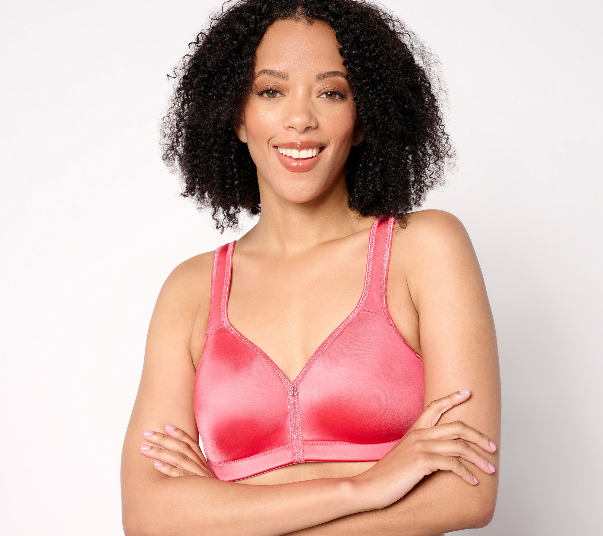 Breezies Signature Shine Unlined Wirefree Support Bra
