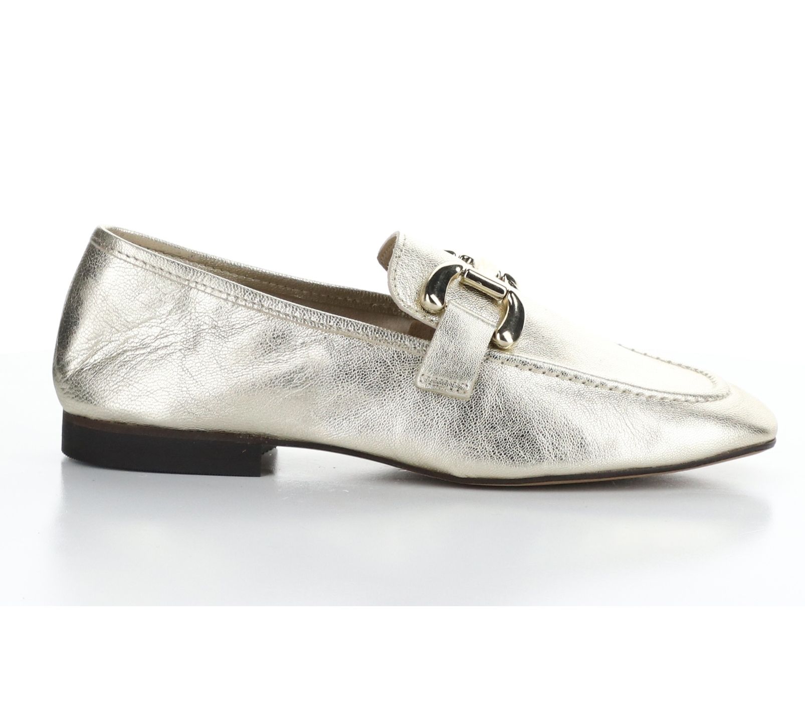Bos. & Co. Metallic Leather Loafers - Macie-La