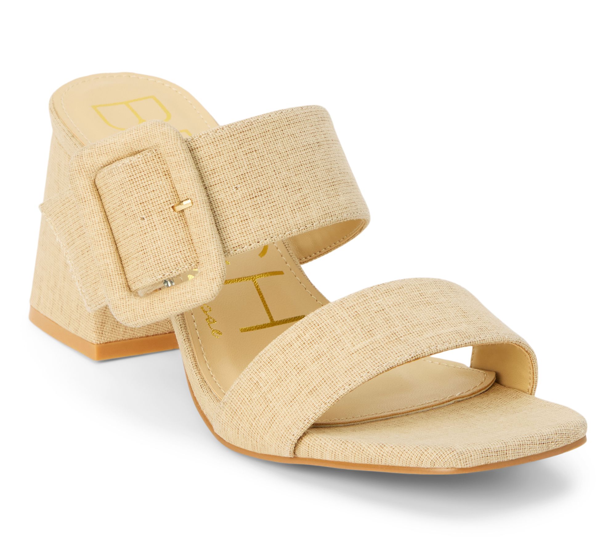 Beach by Matisse Raffia Block Heel Sandal - Luc y