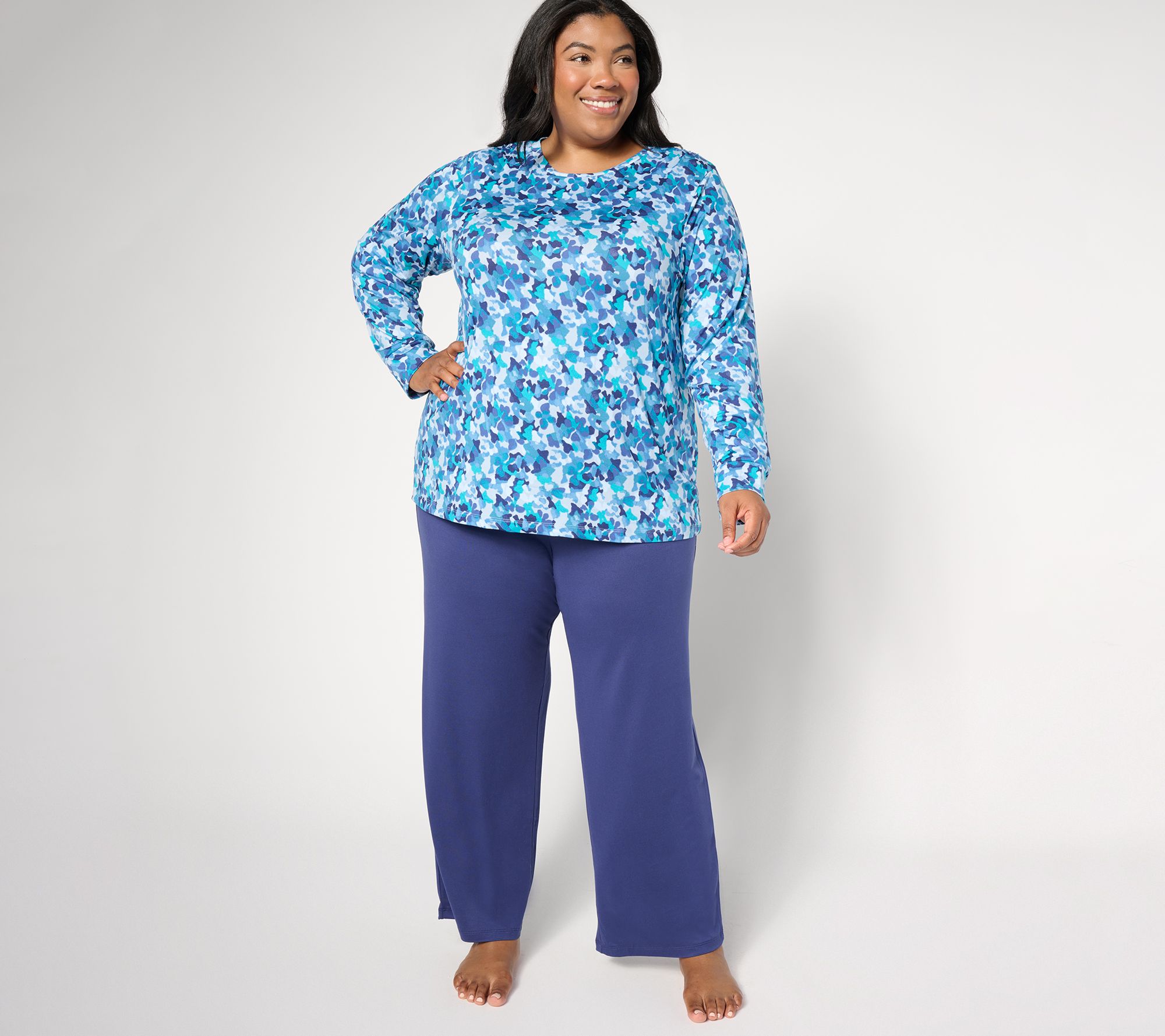 Stan Herman Double Brushed Sueded Jeresy Lounge Set