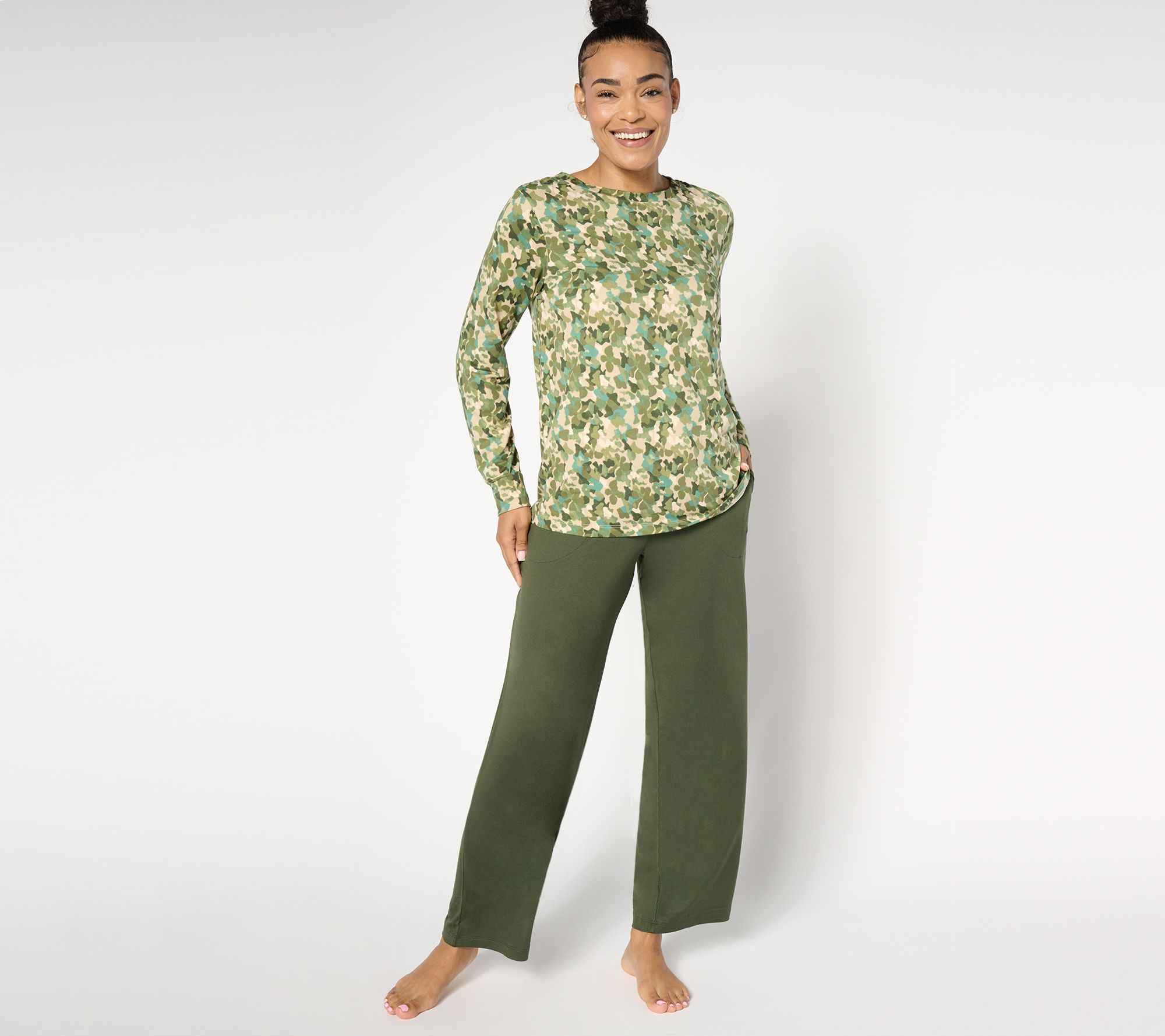 Stan Herman Double Brushed Sueded Jeresy Lounge Set