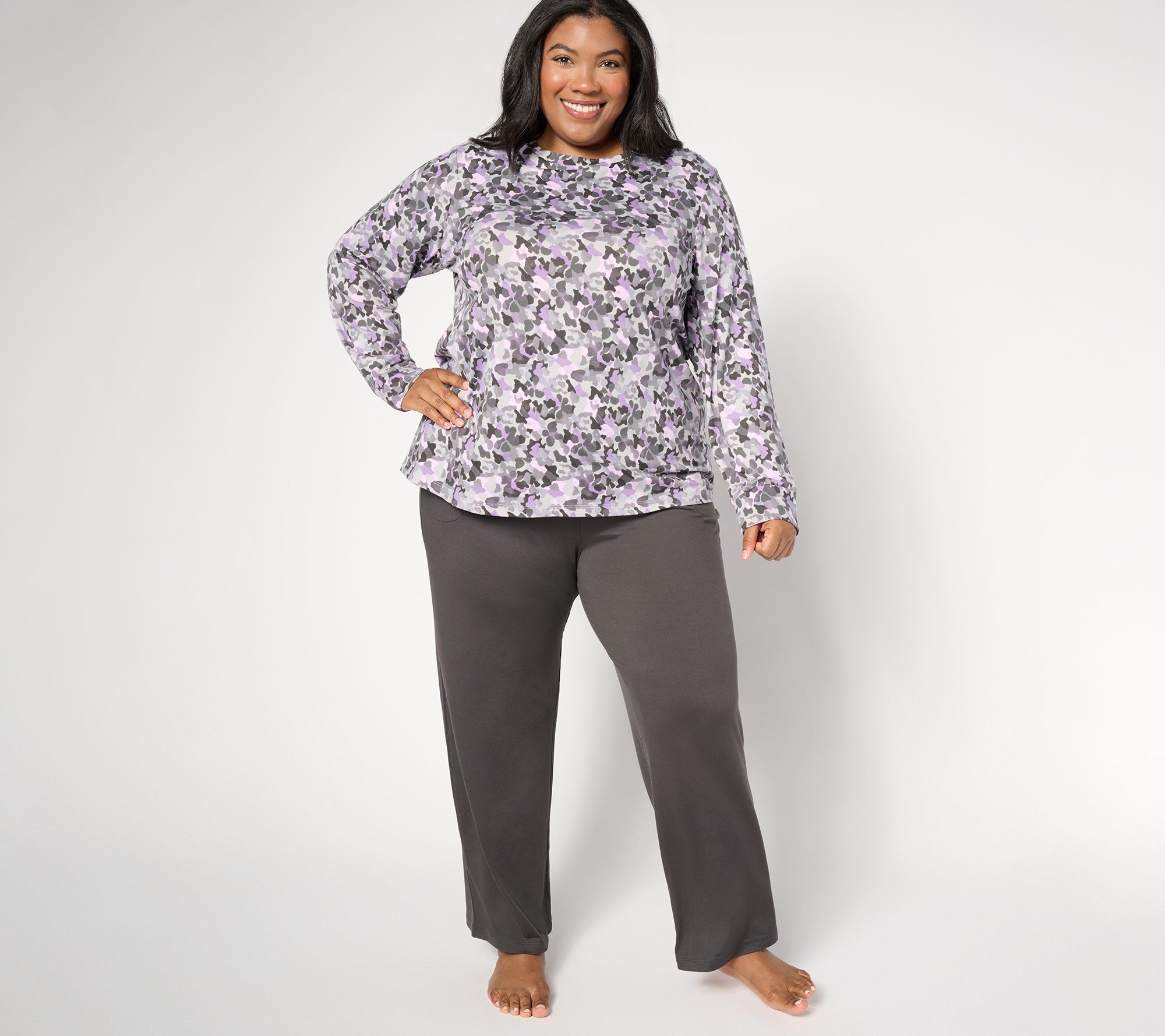 Stan Herman Double Brushed Sueded Jeresy Lounge Set