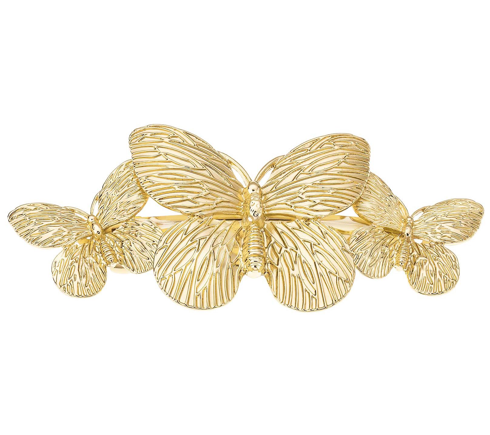 Ettika Gimme Butterflies Goldtone Hair Clip