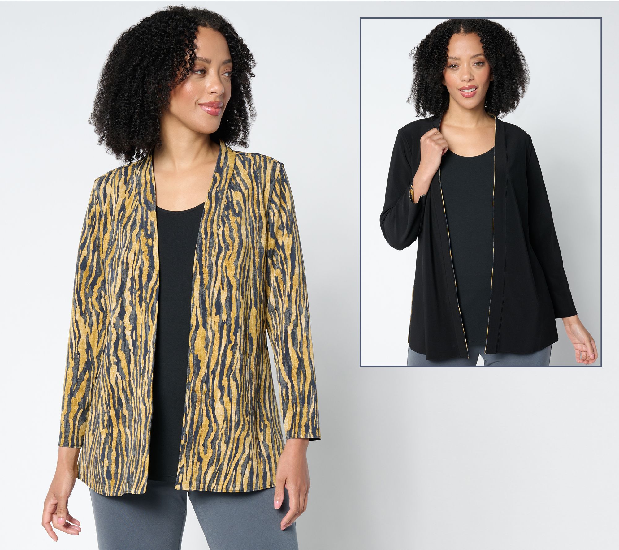 "As Is" Susan Graver Reg LK Fusion Plus Reversible Topper